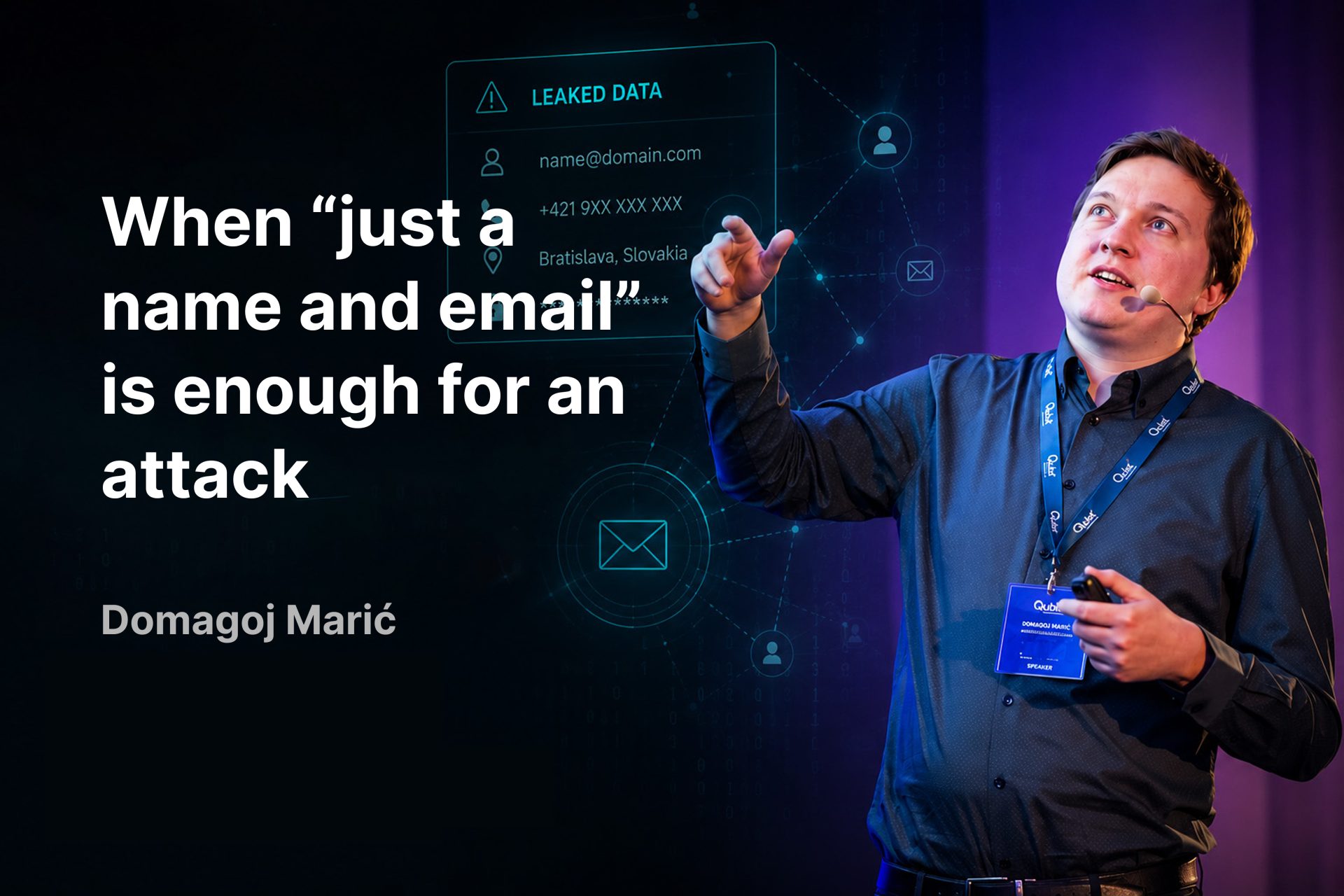 When “just a name and an e-mail“ becomes much more: