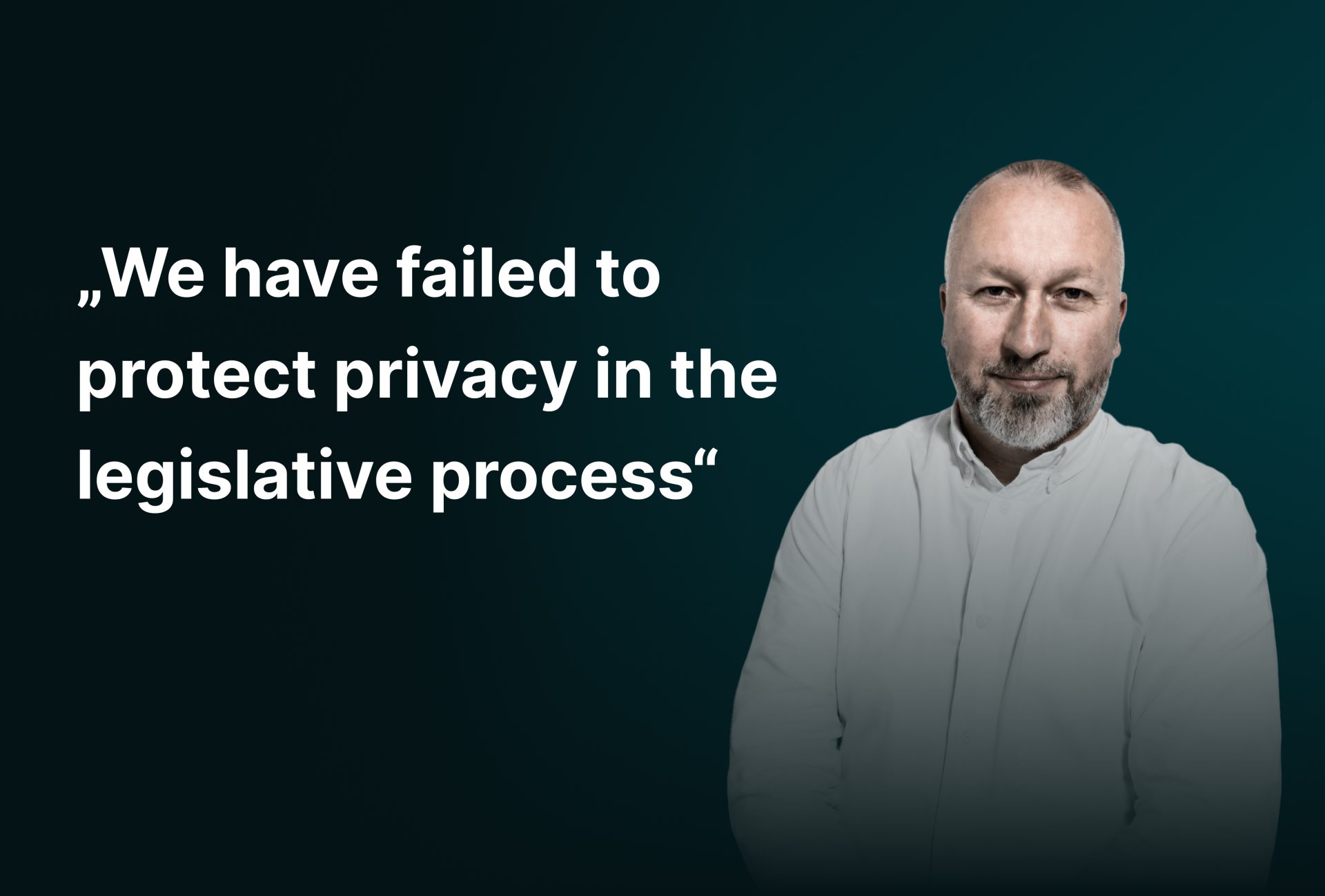 Where does transparency end and intrusion into privacy begin?